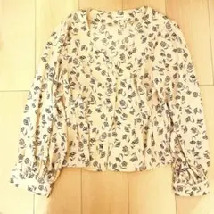 moussy 花柄 ブラウス カットソー