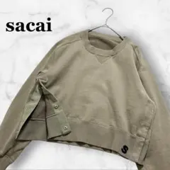 極美品✨sacai 23AW Sロゴ スウェット ジャージー プルオーバーのサムネイル