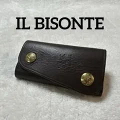 【美品】IL BISONTE（イル ビゾンテ） ４連キーケース レザー 本革