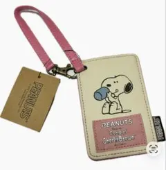 ♡新品未使用♡PEANUTS スヌーピー パスケース ピンク