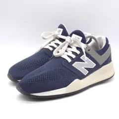 new balance ニューバランス スニーカー 24cm ネイビー