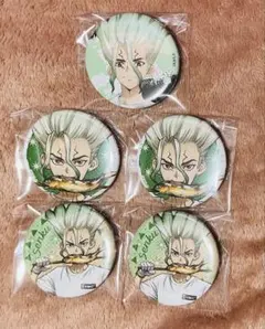 Dr.STONE 石神千空 缶バッジ 5点セット 新品未使用