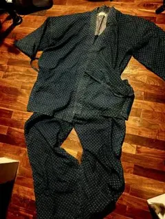 45rpm unimi200 ネイビー 甚平　上下セット