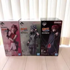 一番くじ NARUTO 疾風伝 サソリ カカシ サクラ フィギュア セット