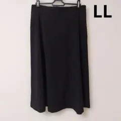 匿名配送　グラシア　ブラックスカート　LL　レディース　フォーマル　シンプル