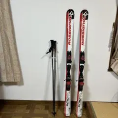 ROSSIGNOL Epic スキーセット 赤白