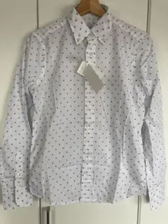 【新品】ISETAN MEN'S CHARLES ドット柄シャツ 37　サイズSのサムネイル