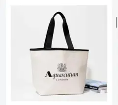 Aquascutum 老舗英国ブランドの お洒落でシックなビッグトート