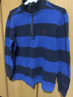 Polo Ralph Lauren 青黒ストライプ セーター S