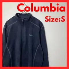 【美品】古着　コロンビア　フリースシャツ　レディース　ブラック　S