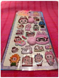 シール ぷにぷに スクイーズ 3Dシール 肉球