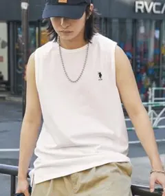 U.S. POLO ASSN. ロングレイヤードタンクトップLサイズ
