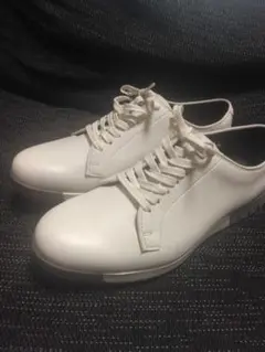 アシックス　Runwalk 25cm レザースニーカー ホワイト