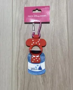 東京ディズニーリゾート　　ミニー　カラビナ付きペットボトルホルダー