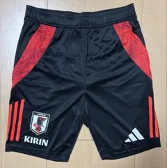 adidas 日本代表 ハーフパンツ 黒/赤のサムネイル