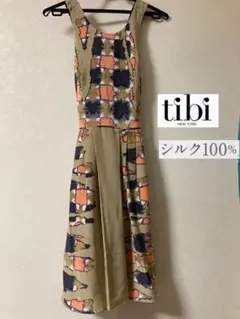 tibi ティビ　 ノースリーブ　 バッククロス ワンピースのサムネイル