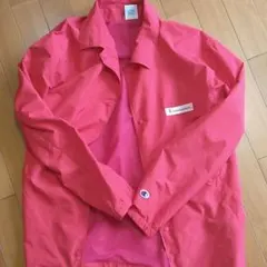 チャンピオン　コーチジャケット　赤　M