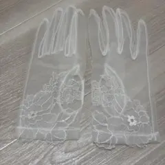 TREAT MAISON ウェディンググローブ ショート オフホワイト