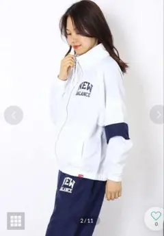 ⭐︎タイムセール！ニューバランスジップアップウィンドブレーカー上下セット