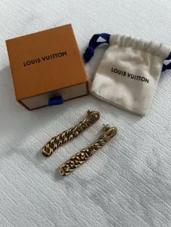 LOUIS VUITTON チェーンピアス ゴールドのサムネイル