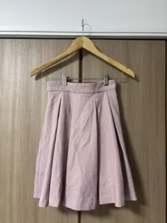 INGNI イング　ピンク フレアスカート ファスナー付き