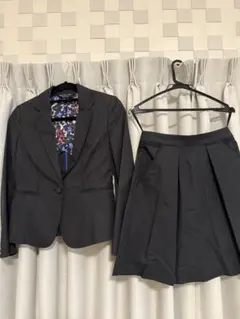 【BLACK LABEL Paul Smith】スカートスーツ上下　ブラック