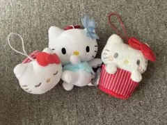 サンリオ キティ ハローキティ 3点セット ぬいぐるみ マスコット まとめ売り