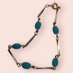 ブレスレット　ヴィンテージ　ガラスビーズ　昭和　レトロ　古着　アンティーク