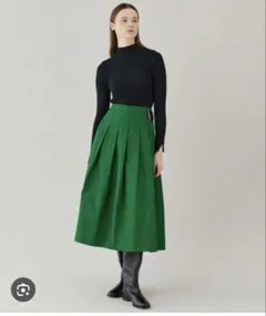 【希少美品】オニールオブダブリン　メモリーツイルタックキルトスカート