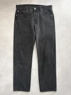 リーバイス ブラックデニム　501 後染　W34 L30 USA製　古着