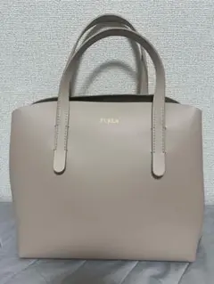 FURLAフルラ ハンドバッグ ピンクベージュ