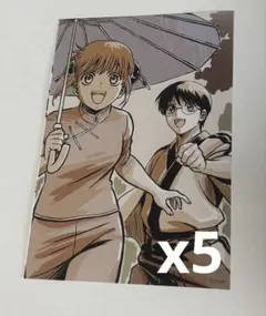 銀魂 新劇場版 吉原大炎上 入場者特典 第6弾　ポストカード 神楽& 新八