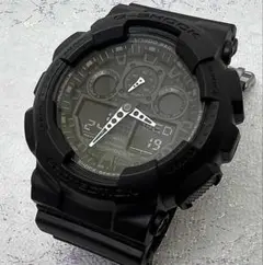 美品 CASIO Gショック G-SHOCK GA-100-1A1JF ブラック