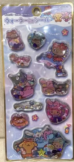 サンリオキャラクター ウォーターinシール