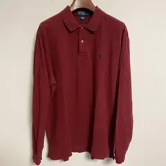 Polo by Ralph Lauren XL ポロシャツ バーガンディXL