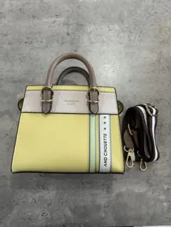 & chouette 2way ハンドバッグ イエローのサムネイル