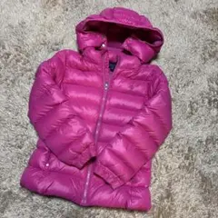 ポロ・ラルフ・ローレン フード付きダウンジャケット ピンク　サイズ140