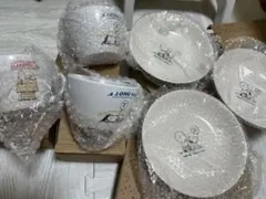 新品未使用　スヌーピー お皿　カップ　6点セット　ペア　キャラクター　陶器