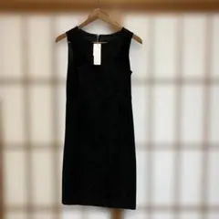 Petirobe ブラック ノースリーブ ワンピース　新品タグ付　定価22680