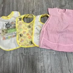 アンパンマン 食事用エプロン 4枚セット 保育園