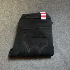 【EDWIN】 ストレッチパンツ ブラック エドウィン ジーパン