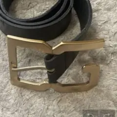 ドルチェ　 D＆G 即完売品！　美品！　本革 ダメージ　貴重なブラックレザー
