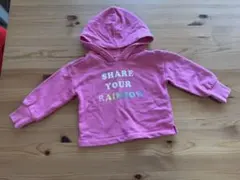 GAP フード付きトレーナー 2歳用 ピンク　84cm