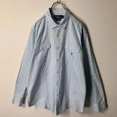 90s Ralph Lauren BLAKE ストライプシャツ L マレーシア製