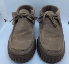 clarks　ワラビーブーツ　ベージュ スエード