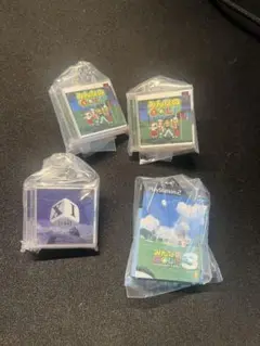 PlayStationゲームパッケージミニチュアチャーム 4個セット
