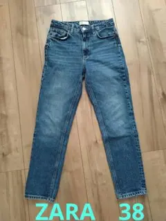 ZARA ジーンズ　マムフィット　デニム　 EU 38