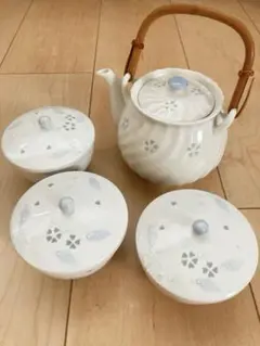 有田焼 ホタル 透かし 急須と湯呑み3個セット