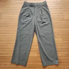 UNIQLOタックワイドパンツ(Lサイズ)