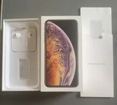 Apple iPhone XS Max ゴールド Box and EarPods